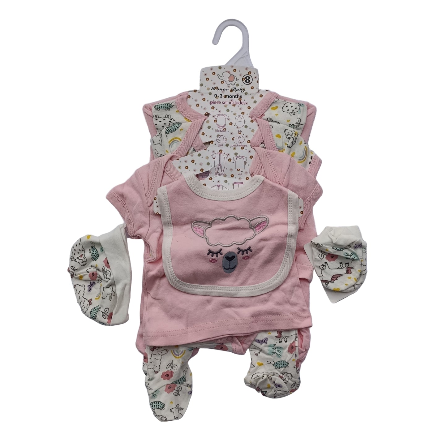 SUIT 8PC COTTON