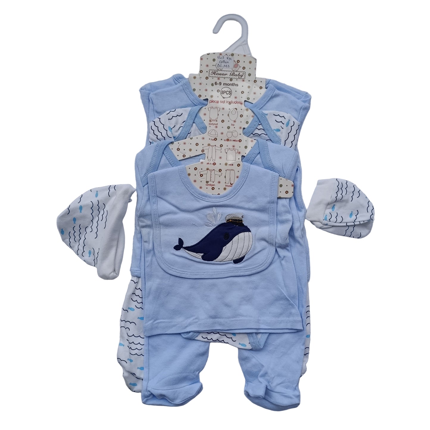 SUIT 8PC COTTON