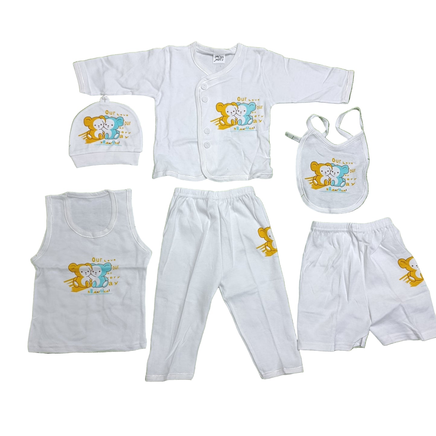 SUIT 6PC COTTON (OUR LOVE)