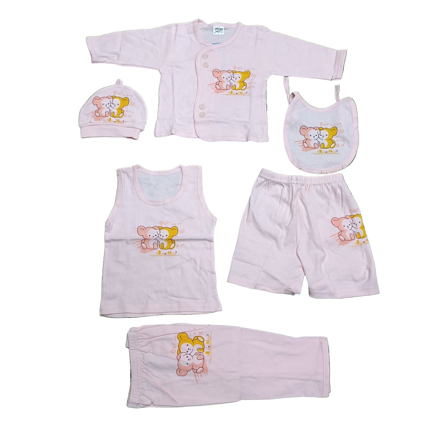 SUIT 6PC COTTON (OUR LOVE)