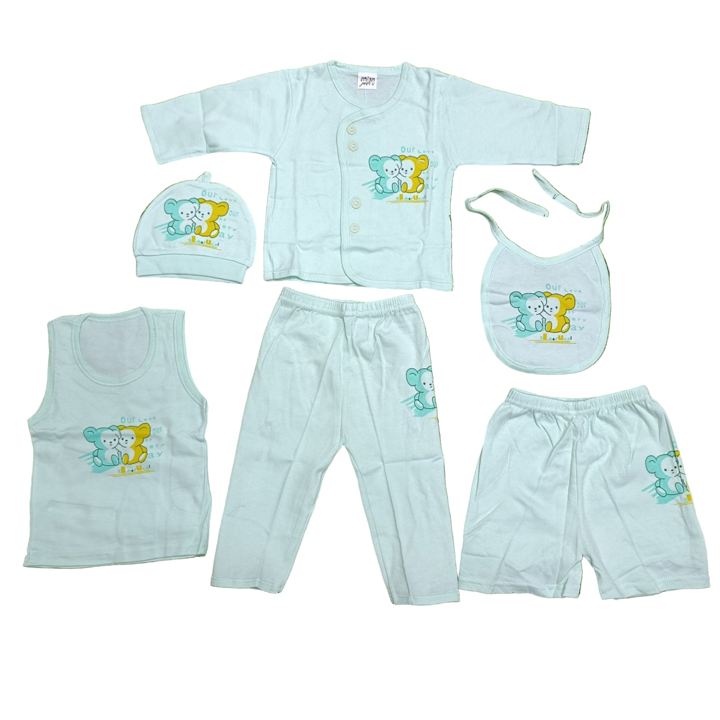 SUIT 6PC COTTON (OUR LOVE)