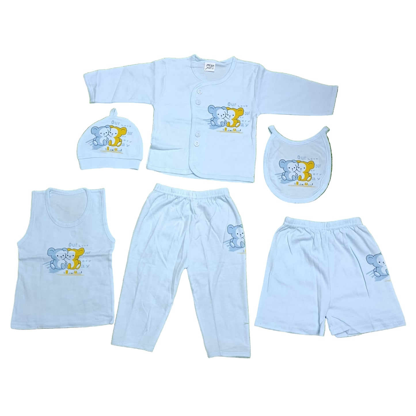 SUIT 6PC COTTON (OUR LOVE)