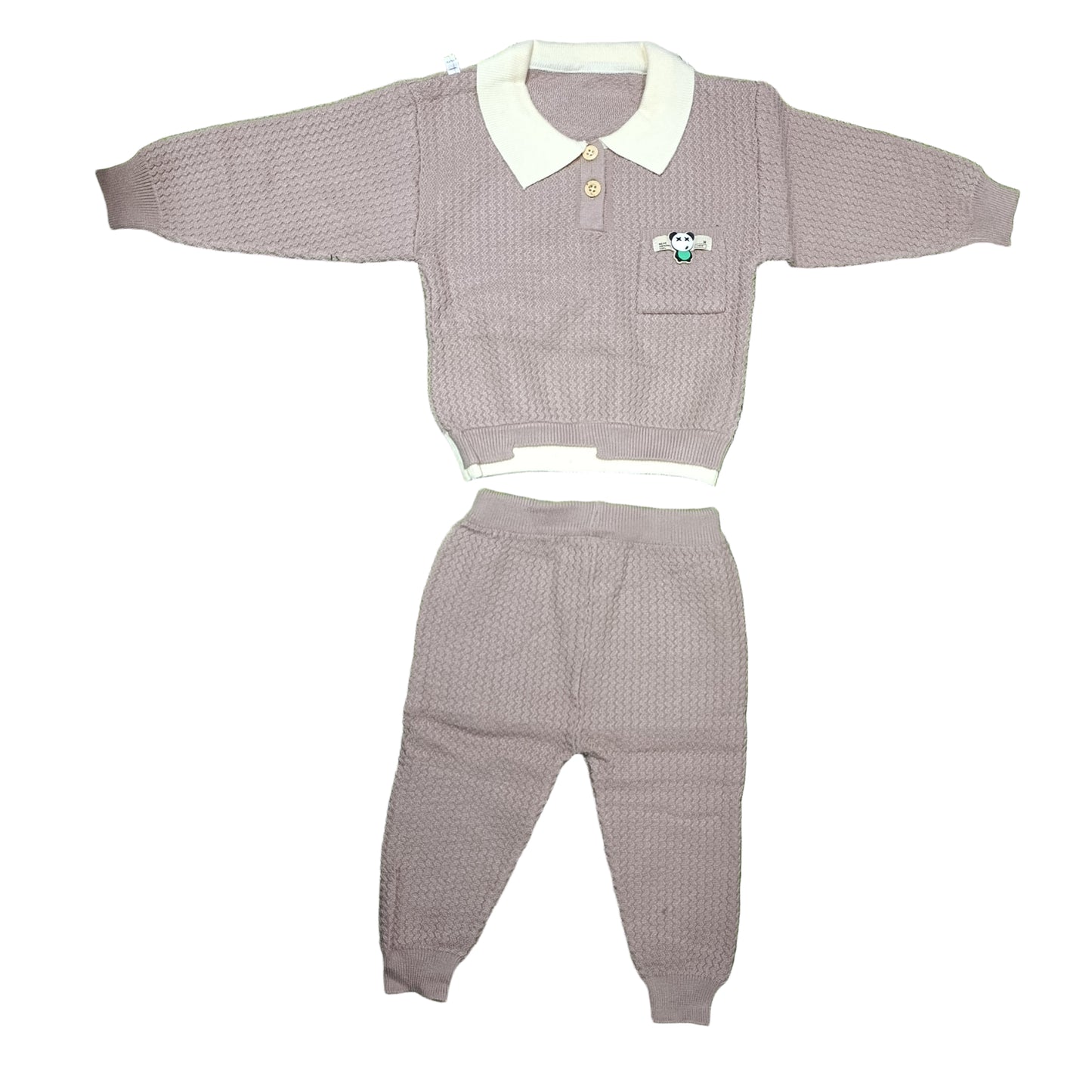 SUIT 2PC KNITTED (COLLAR)