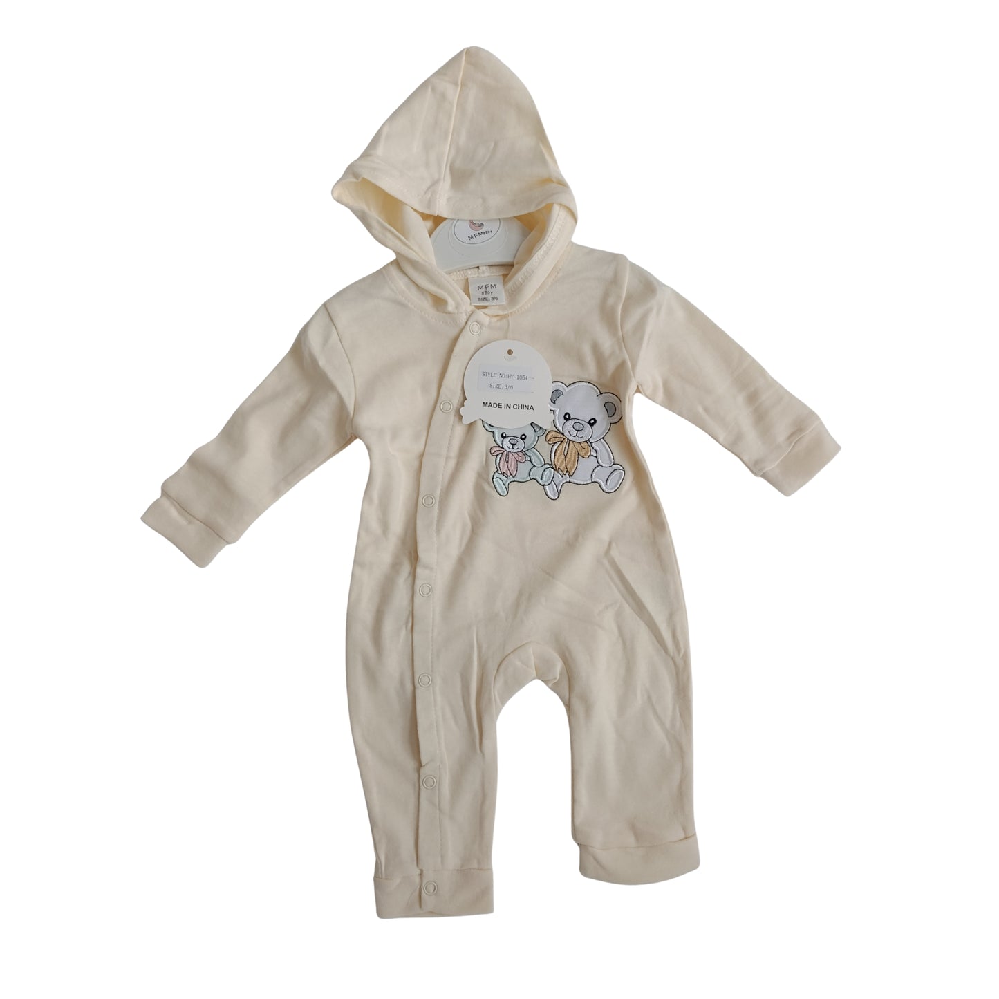 ROMPER BEAR COTTON 4DD