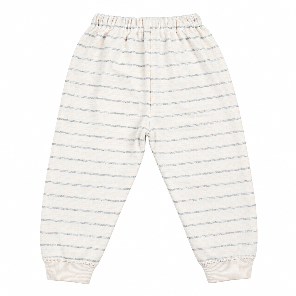 2PC TROUSER COTTON back view, studio white background