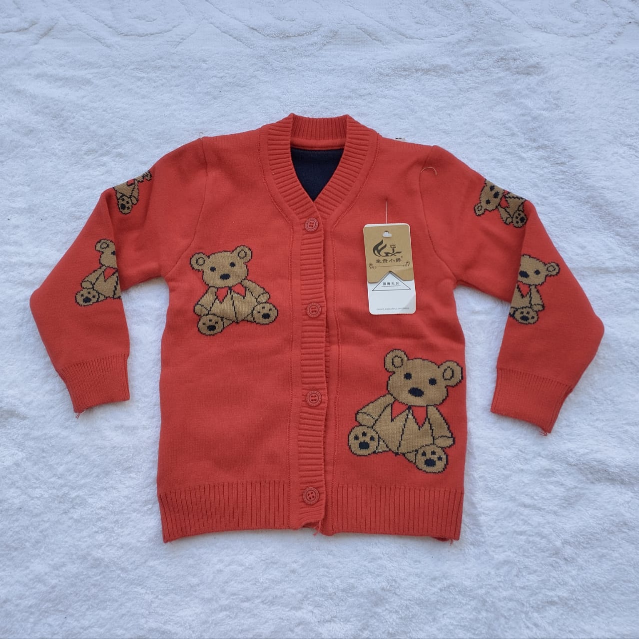 SWEATER KIDS BUTTON (BEAR)