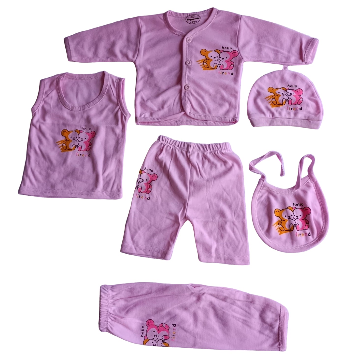 SUIT 6PC COTTON