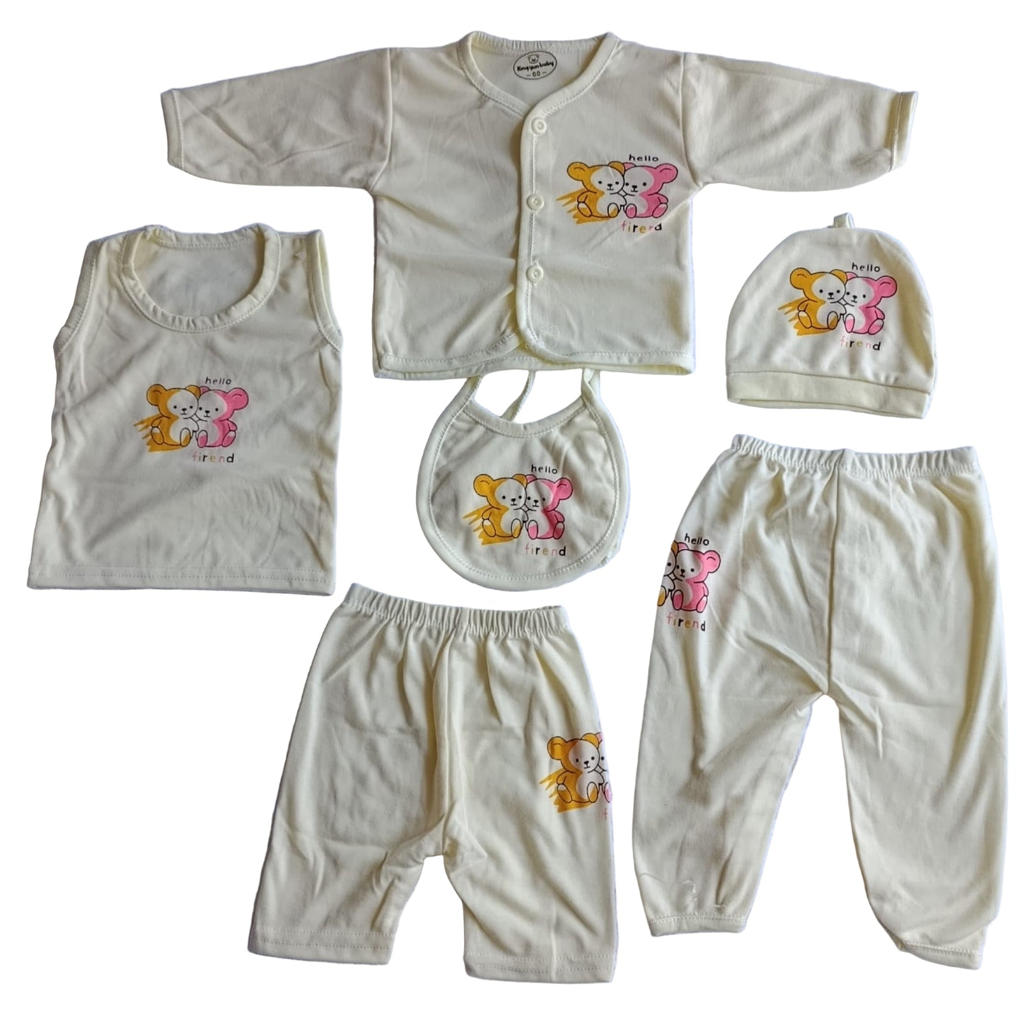 SUIT 6PC COTTON