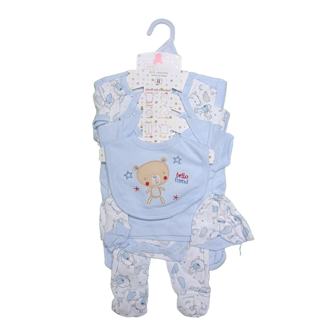 SUIT 8PC COTTON