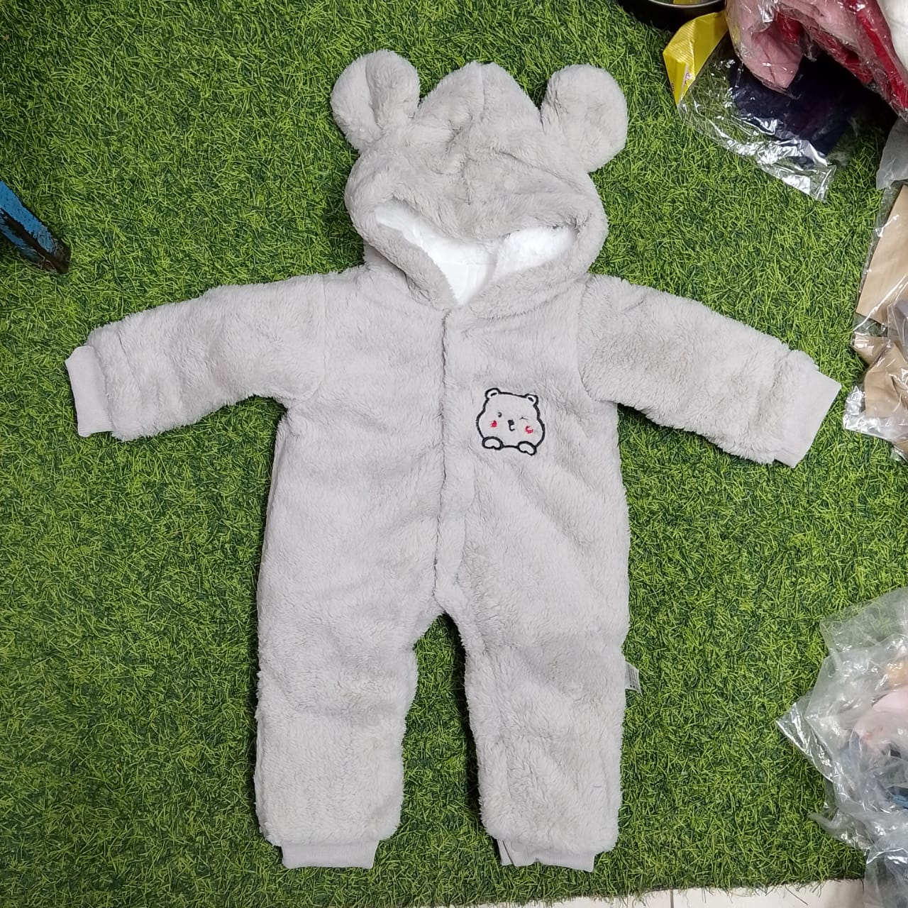 HEAVY ROMPER SWADE OPEN LEG