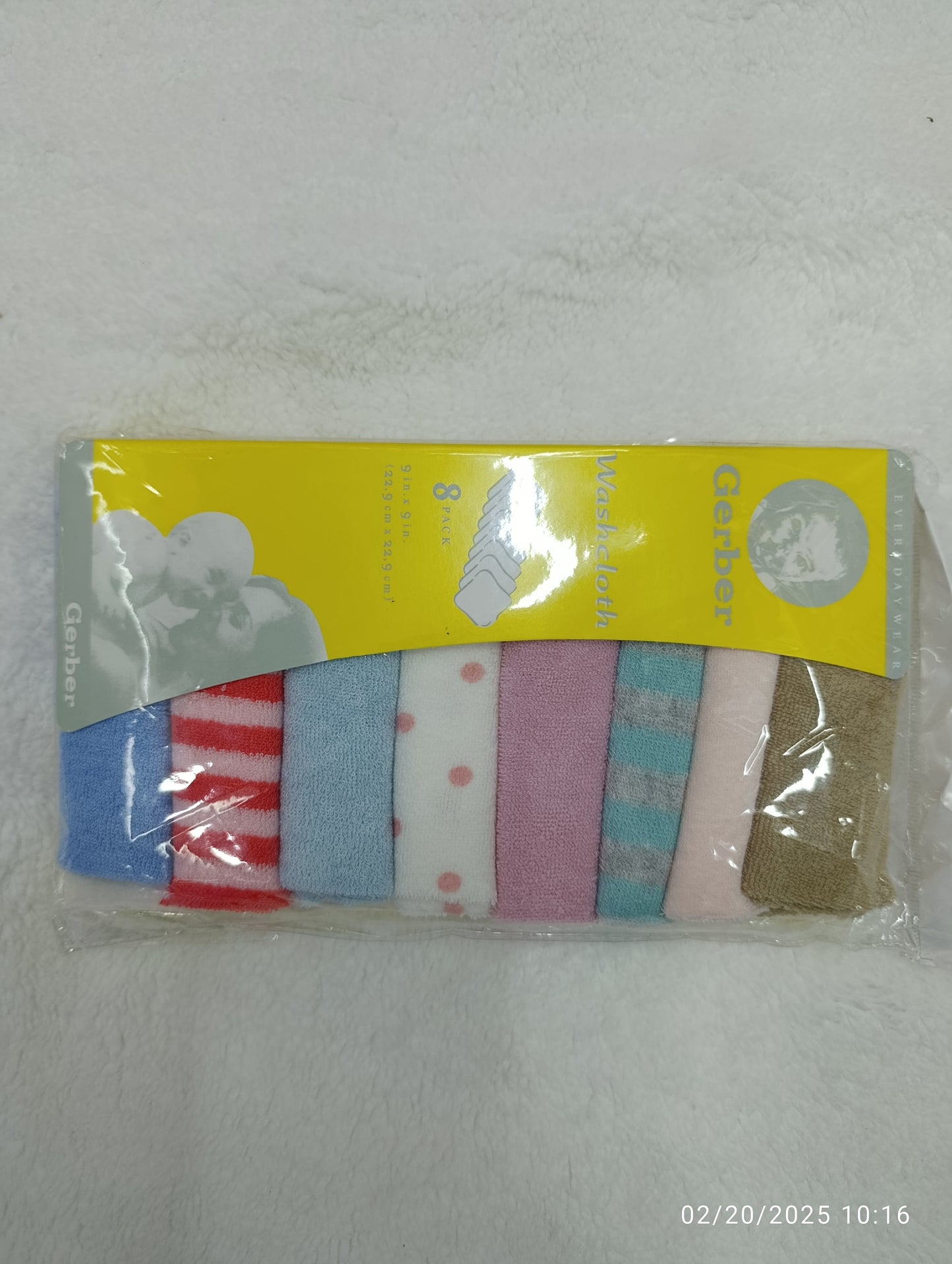 WASHCLOTHS 8PCS PCS