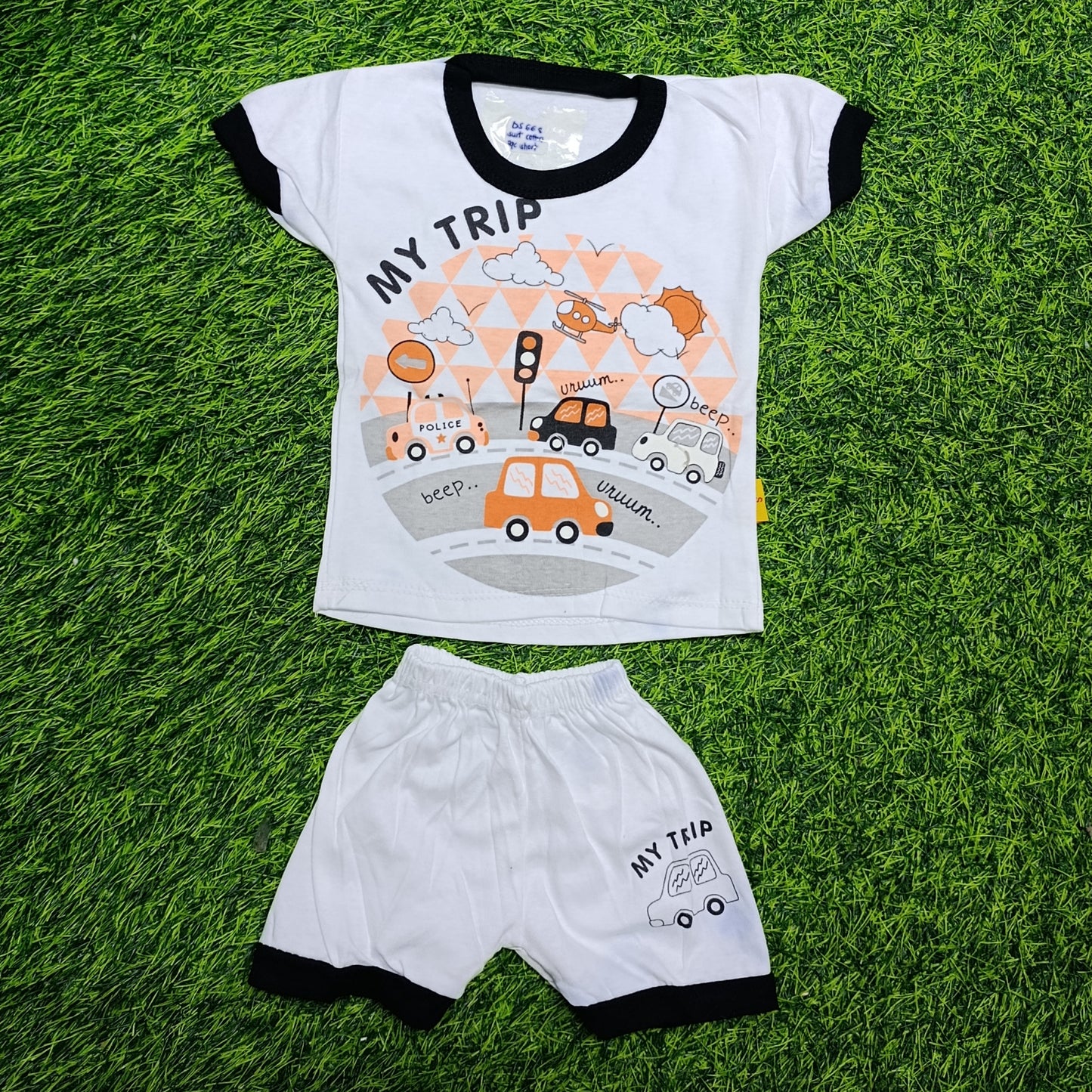 SUIT COTTON 2PC SHORT