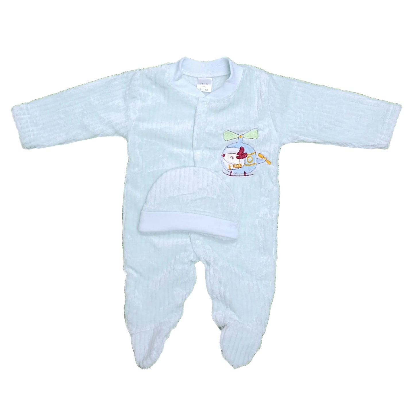 ROMPER FLUFFY STRIPES