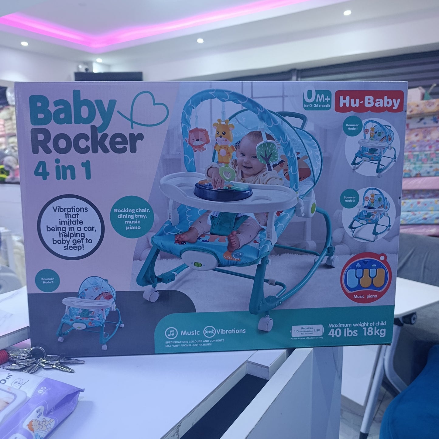 4 IN 1 ROCKER - HU BABY