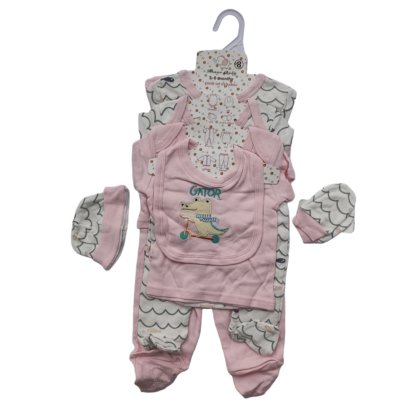 SUIT 8PC COTTON
