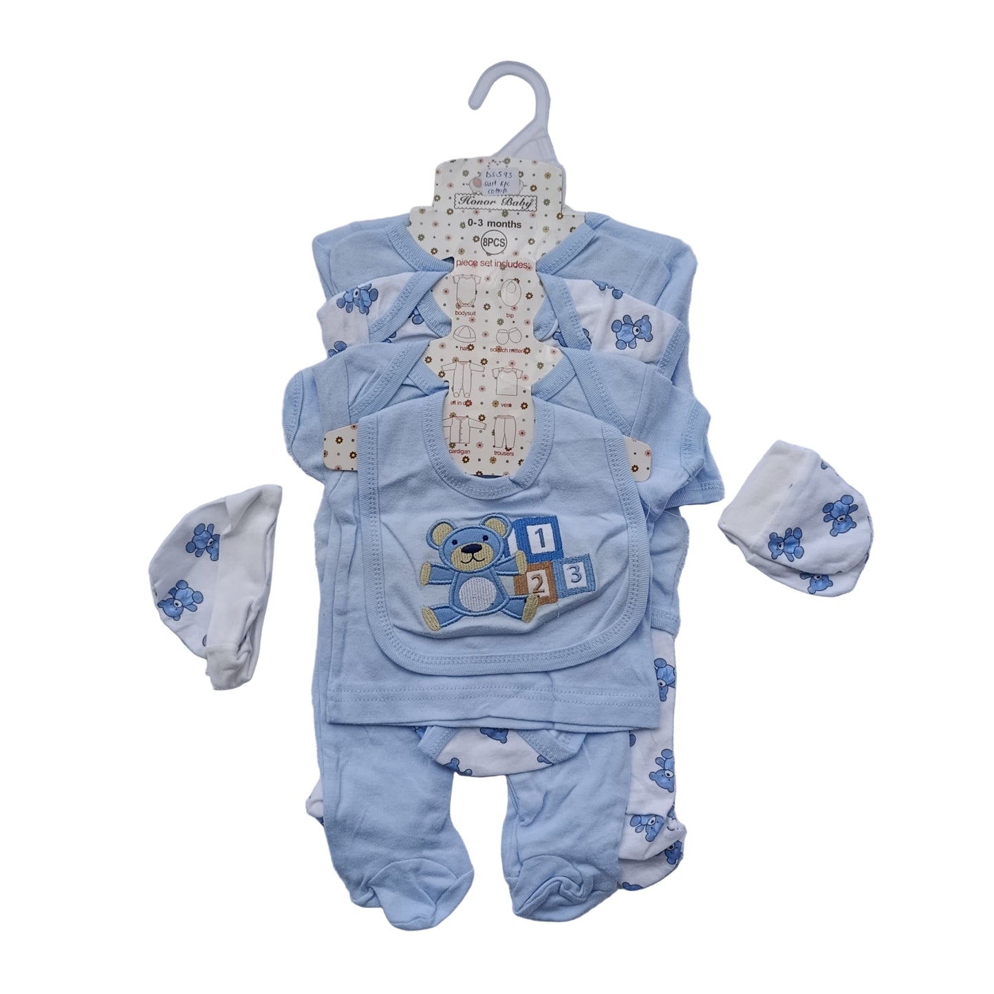 SUIT 8PC COTTON