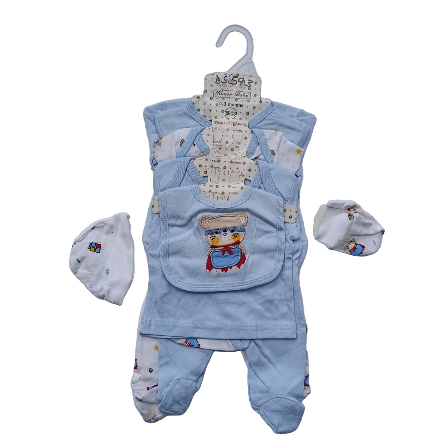 SUIT 8PC COTTON