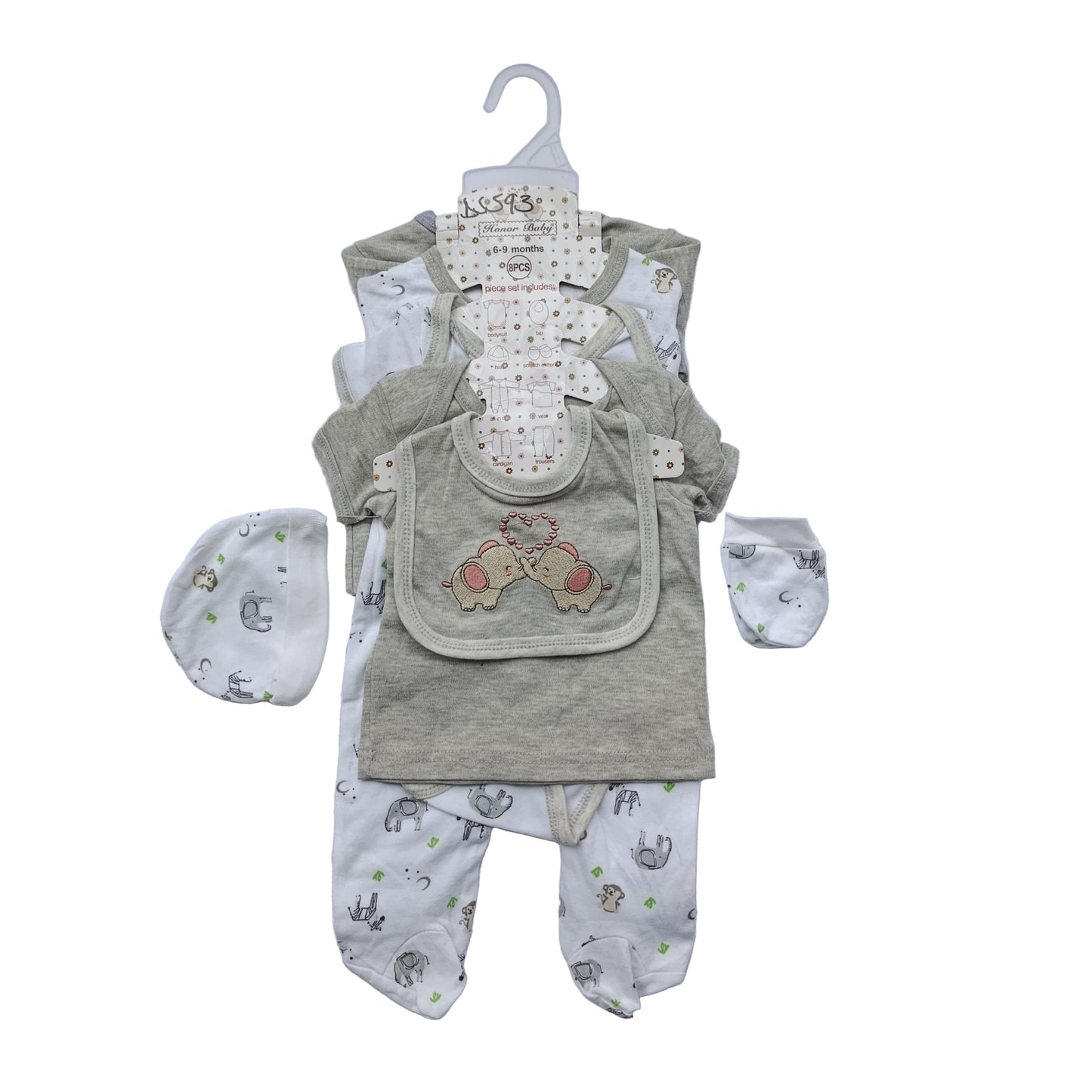 SUIT 8PC COTTON