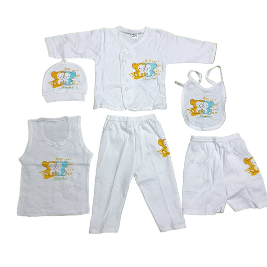 SUIT 6PC COTTON (OUR LOVE)