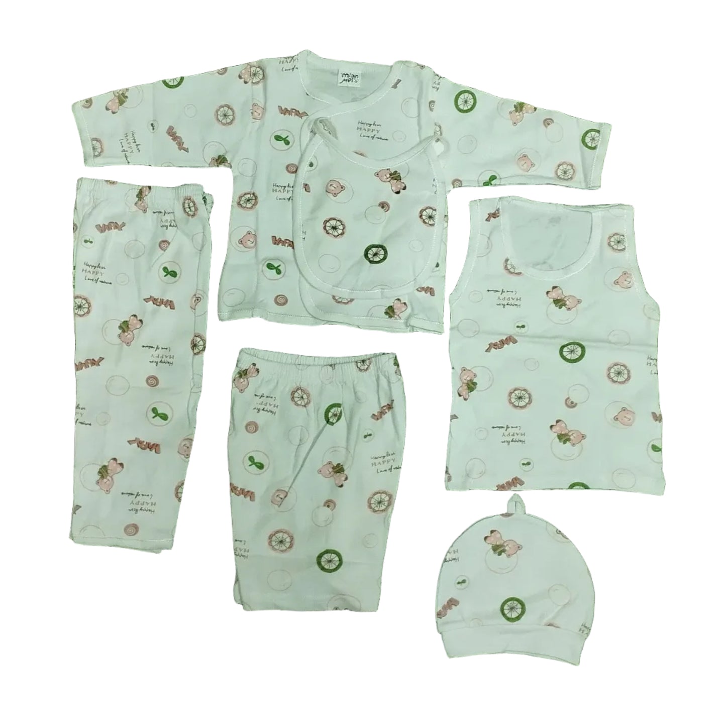 SUIT 6PC COTTON (PRINTED)