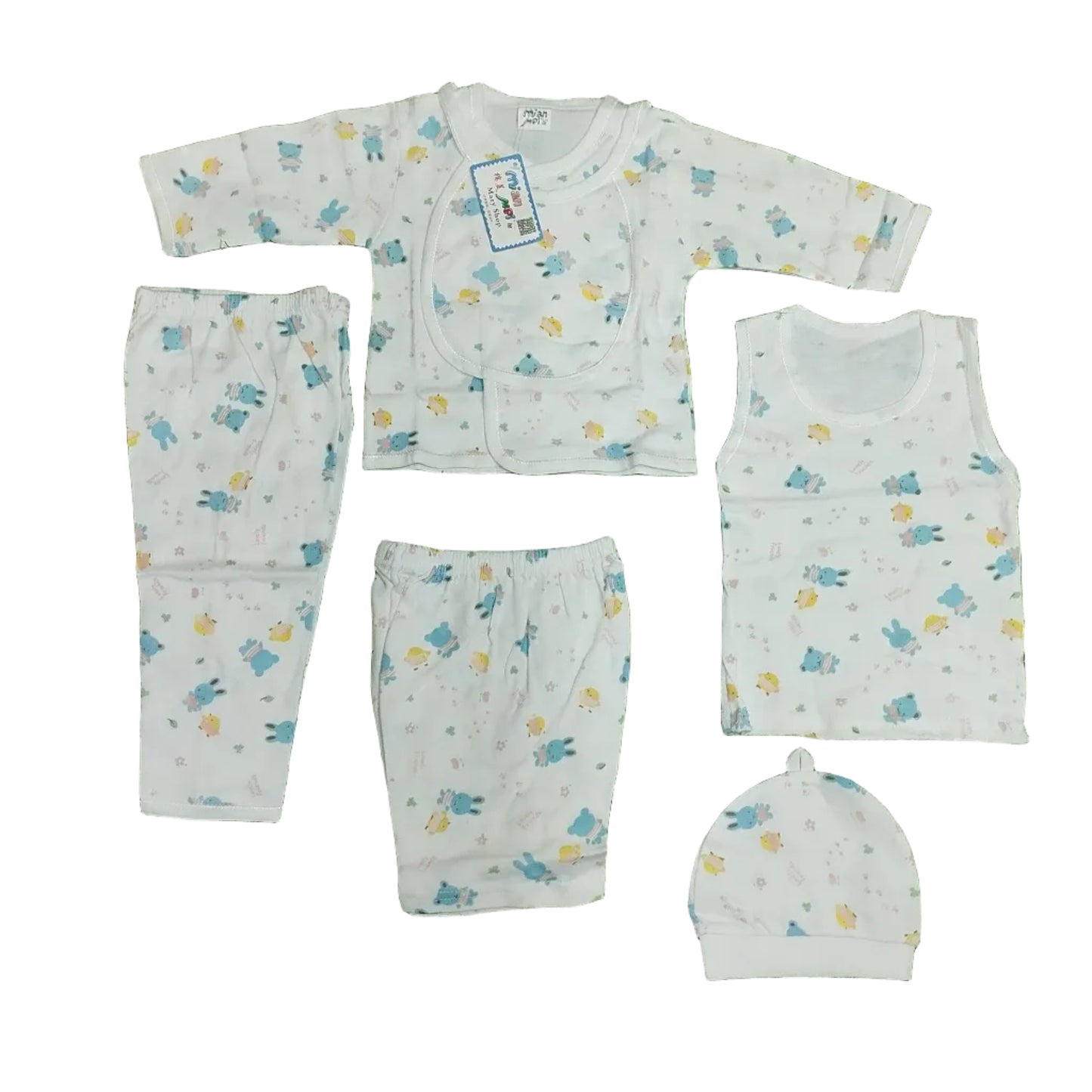 SUIT 6PC COTTON (PRINTED)