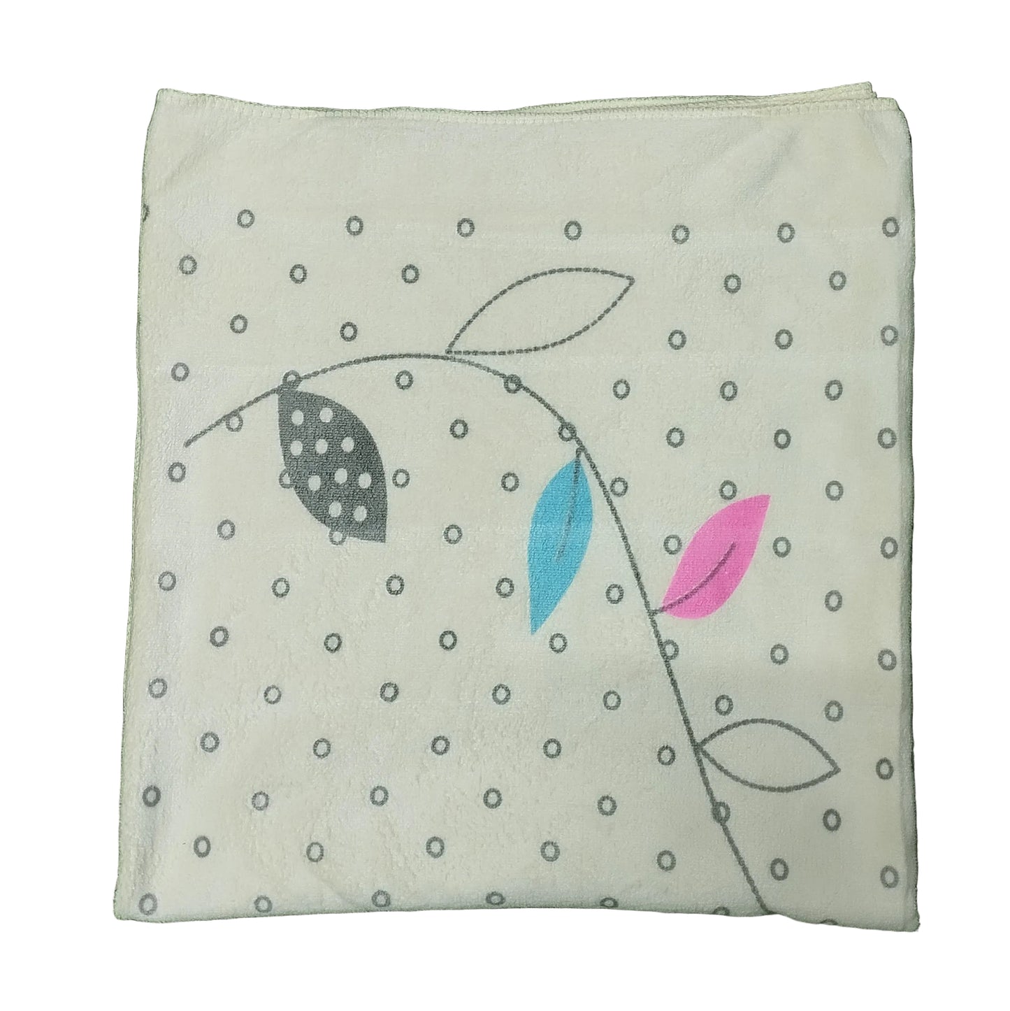 TOWEL CIRCLED FLOWER