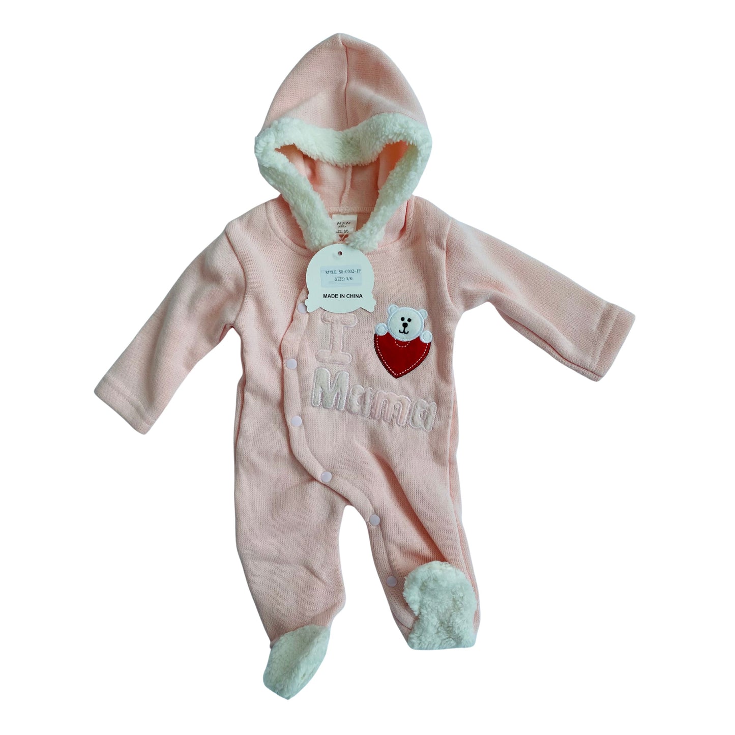 ROMPER I LOVE MAMA (KNITTED) 45D