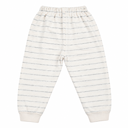 2PC TROUSER COTTON back view, studio white background
