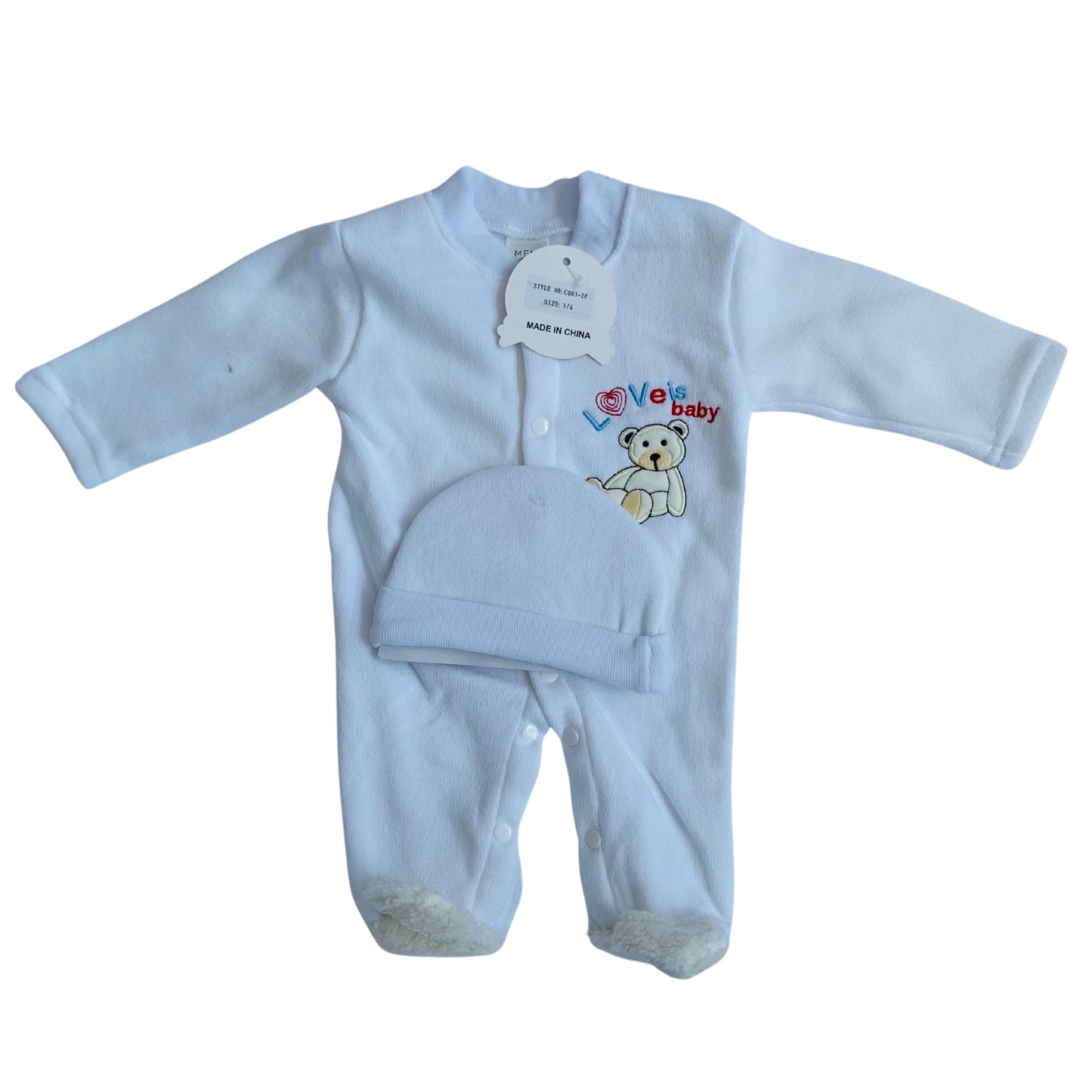 ROMPER LOVE IS BABY FLUFFY  45D