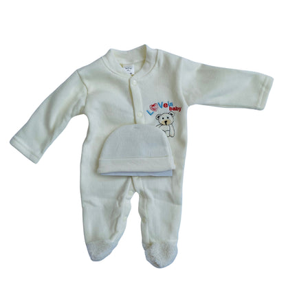 ROMPER LOVE IS BABY FLUFFY  45D