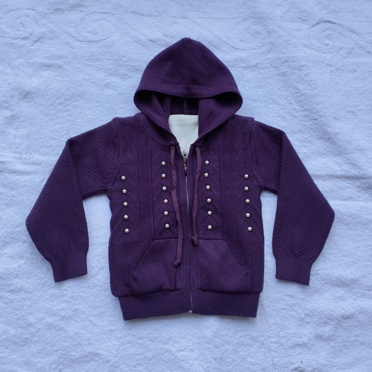 SWEATER HOODED ZIP (610)