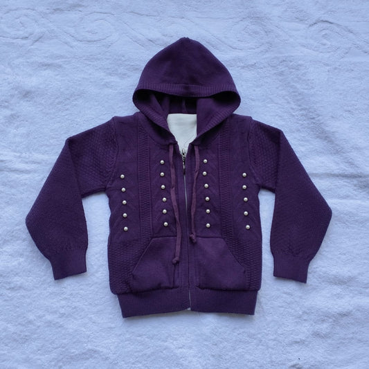 SWEATER HOODED ZIP (610)