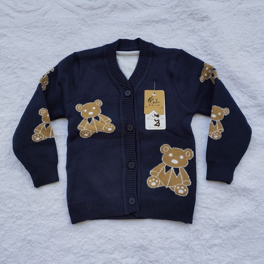 SWEATER KIDS BUTTON (BEAR)