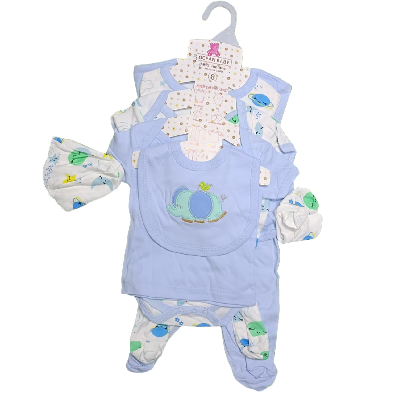 SUIT 8PC COTTON