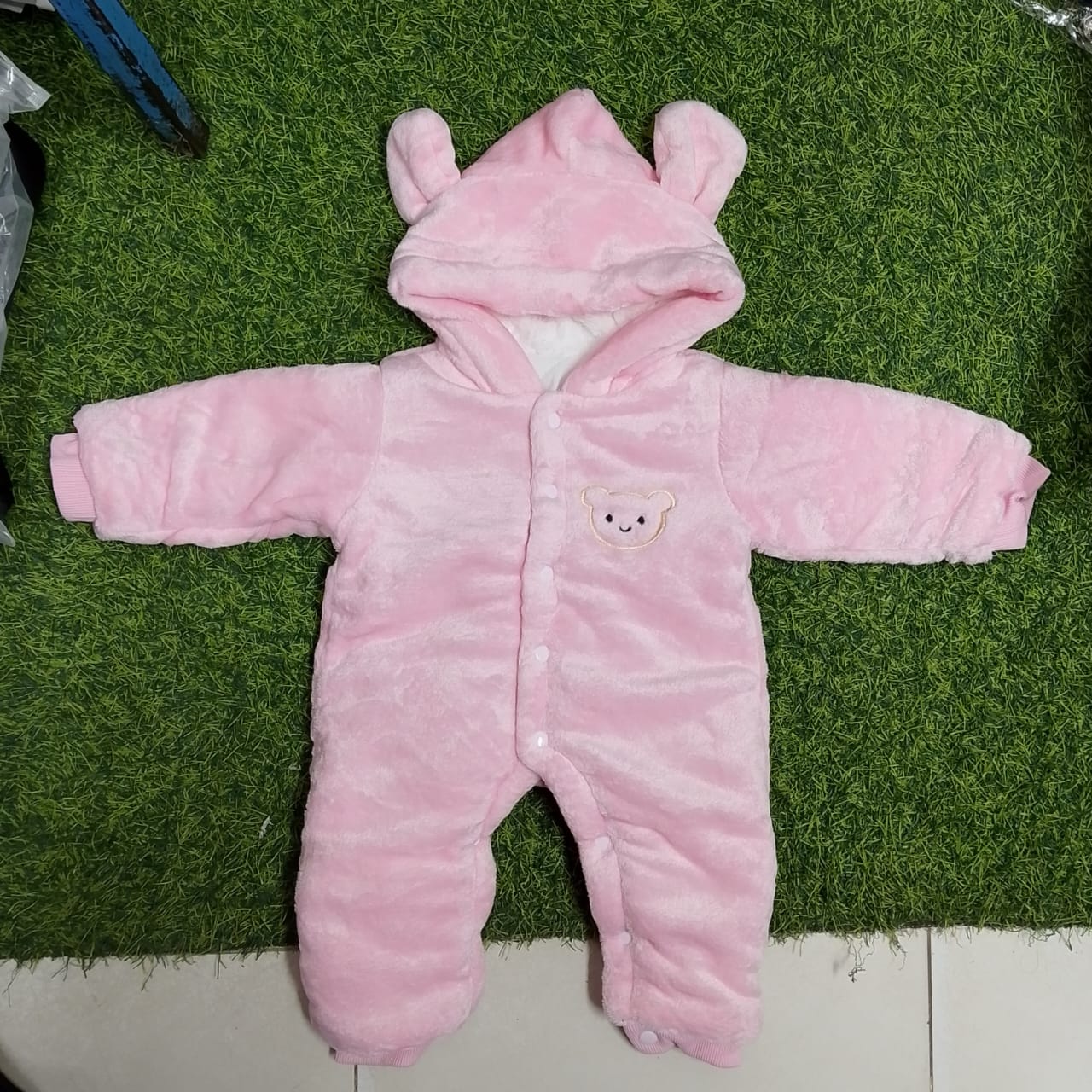 HEAVY ROMPER SWADE OPEN LEG