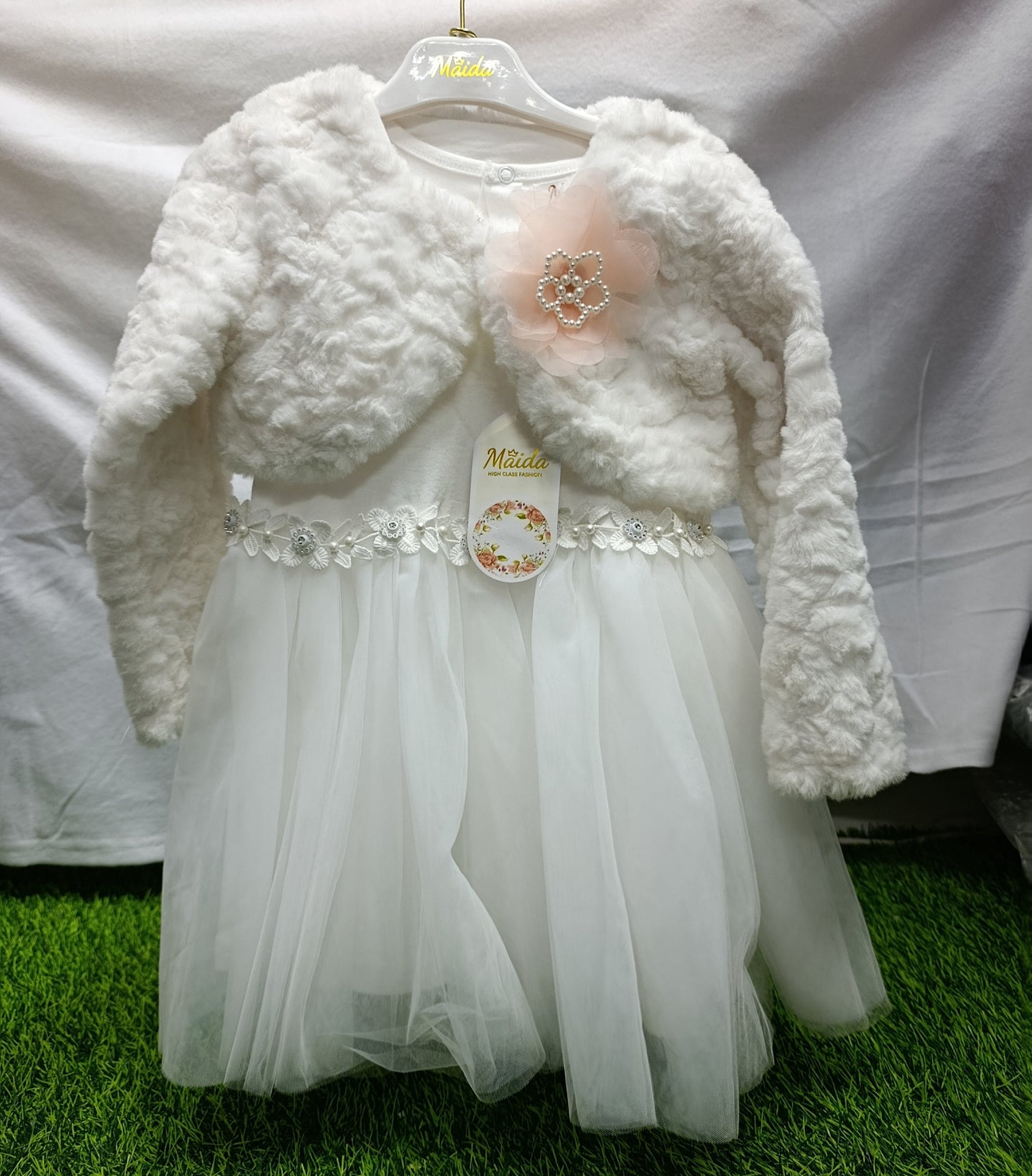 DRESS FANCY WHITE 3PC