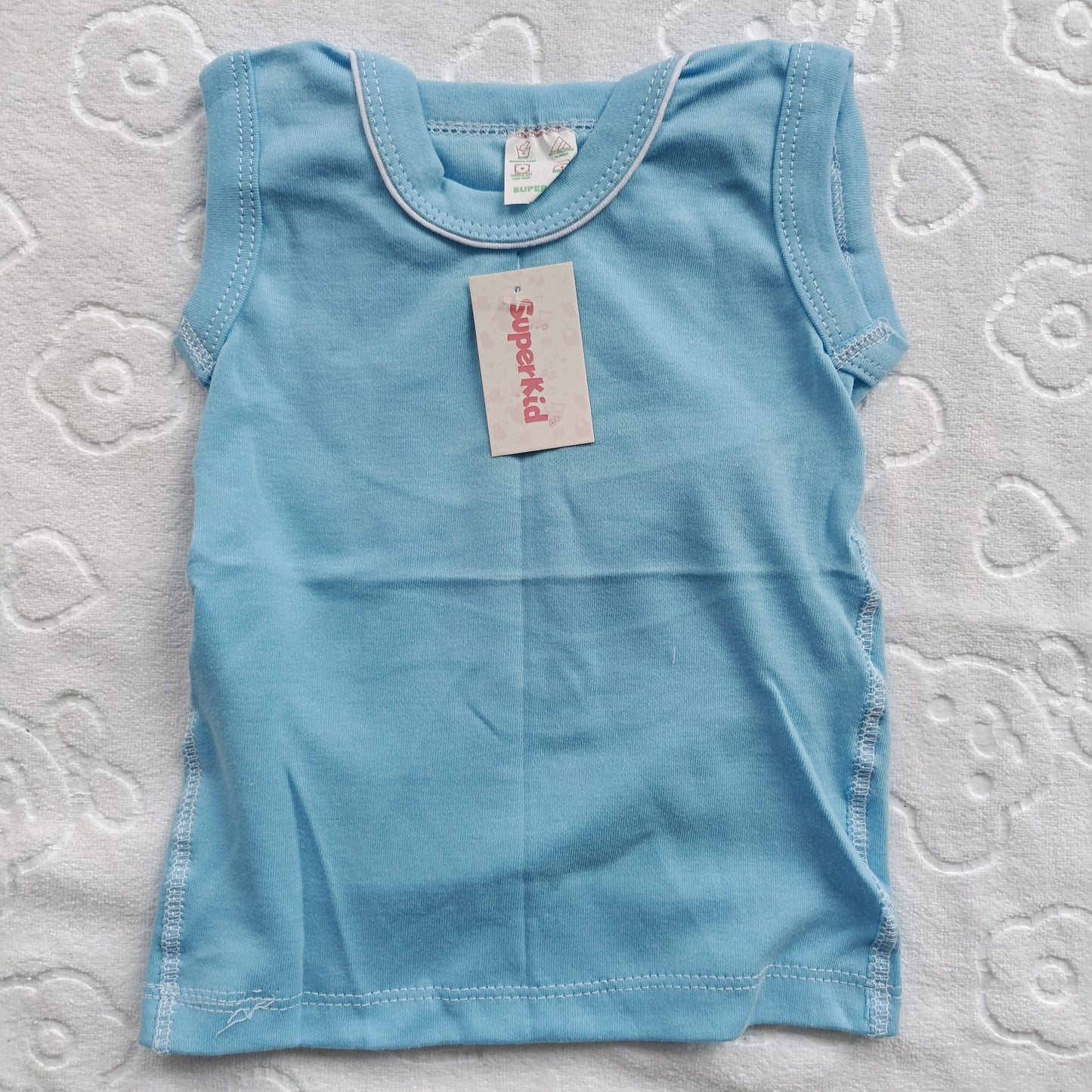 BABY VEST (COLOURED SUPERKID)