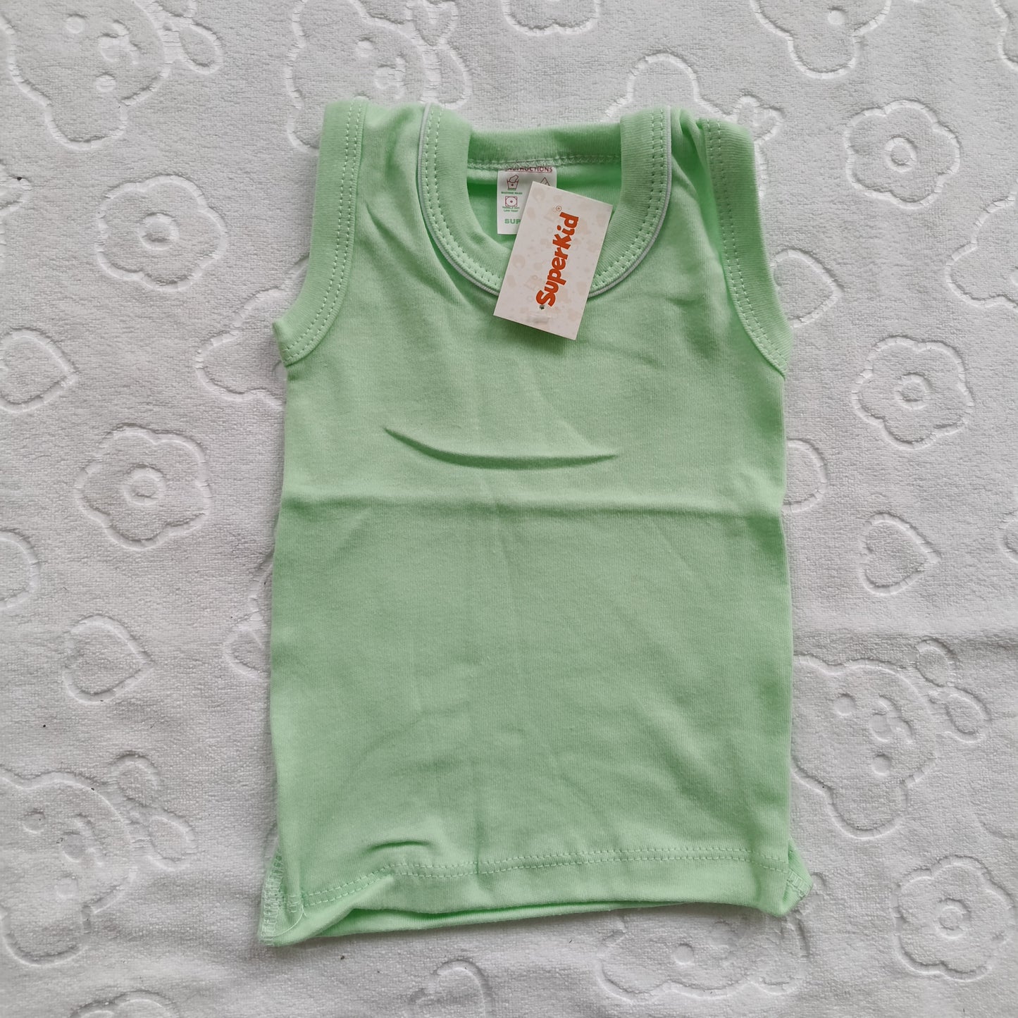 BABY VEST (COLOURED SUPERKID)