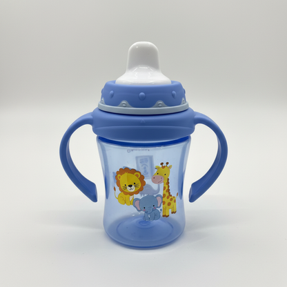 Blue Polka Dot Toddler Sippy Cup