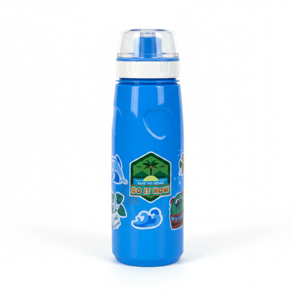 Blue Save the Ocean Kids Bottle