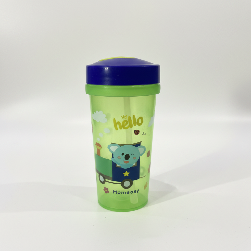 Green Hello Koala Straw Cup