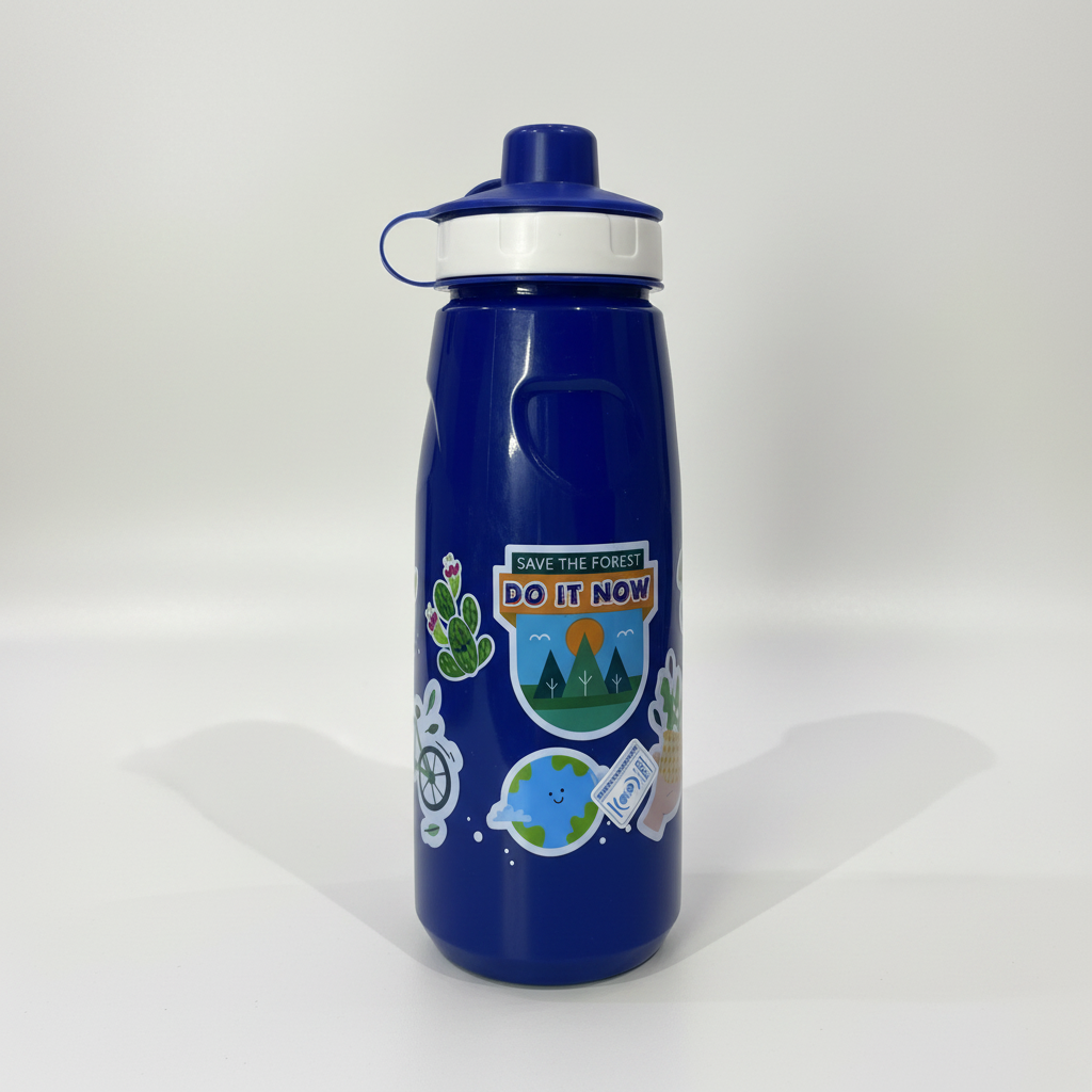 Navy Save the Forest Kids Bottle
