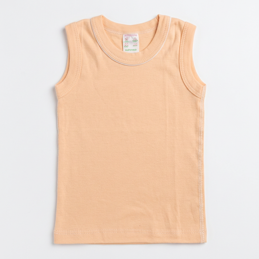 Peach baby vest
