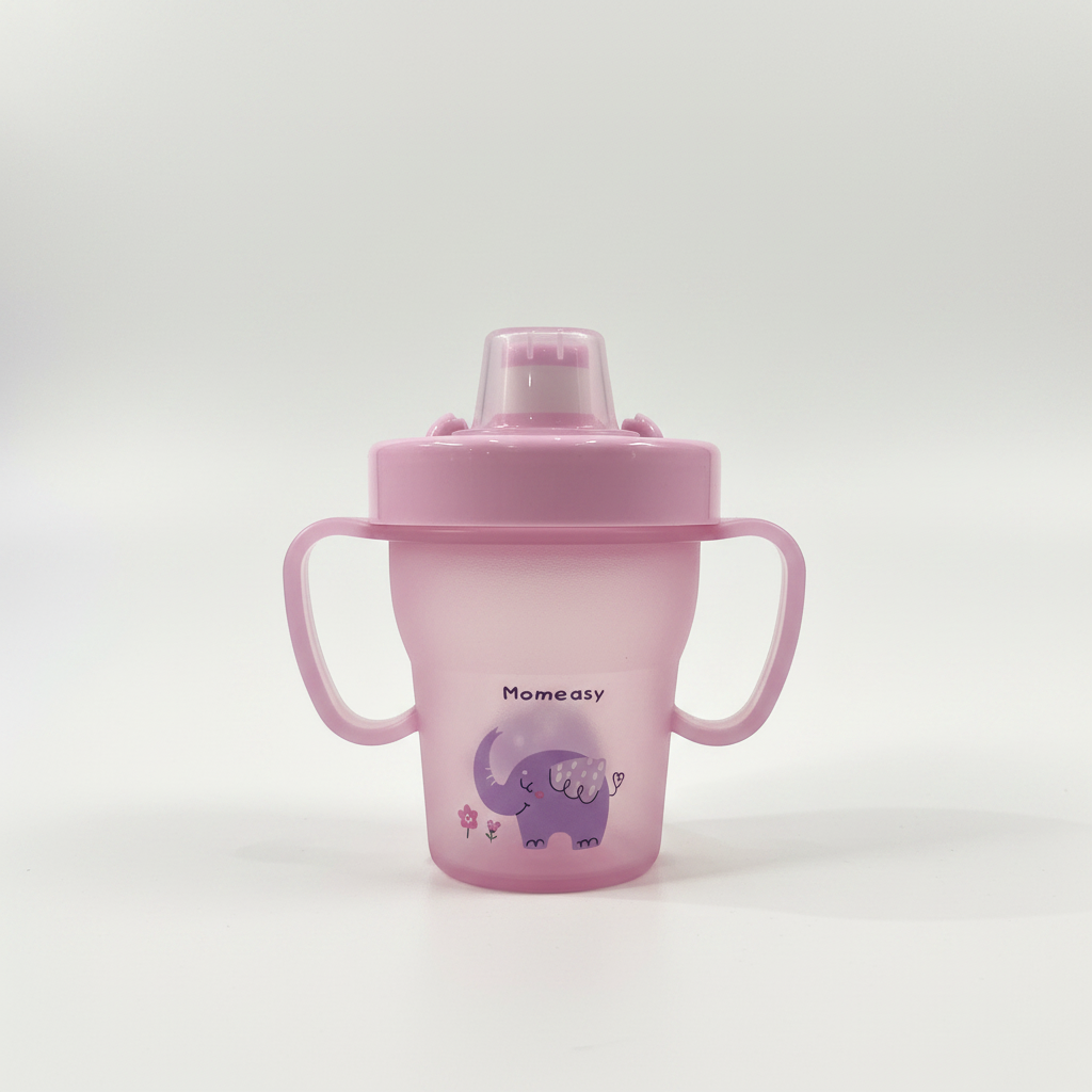 Pink Dinosaur Baby Sippy Cup