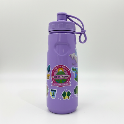Purple Love Our Planet Kids Bottle