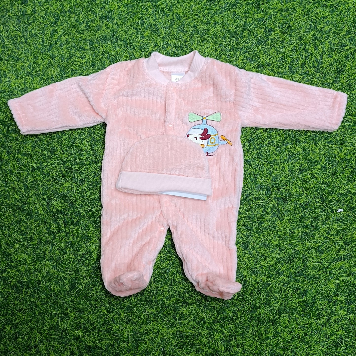 ROMPER FLUFFY STRIPES