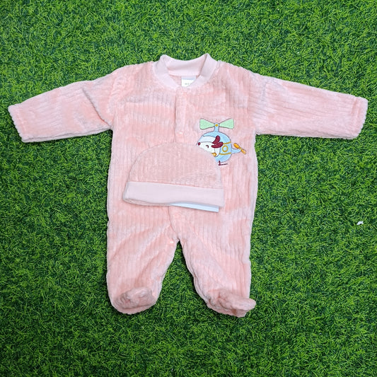 ROMPER FLUFFY STRIPES