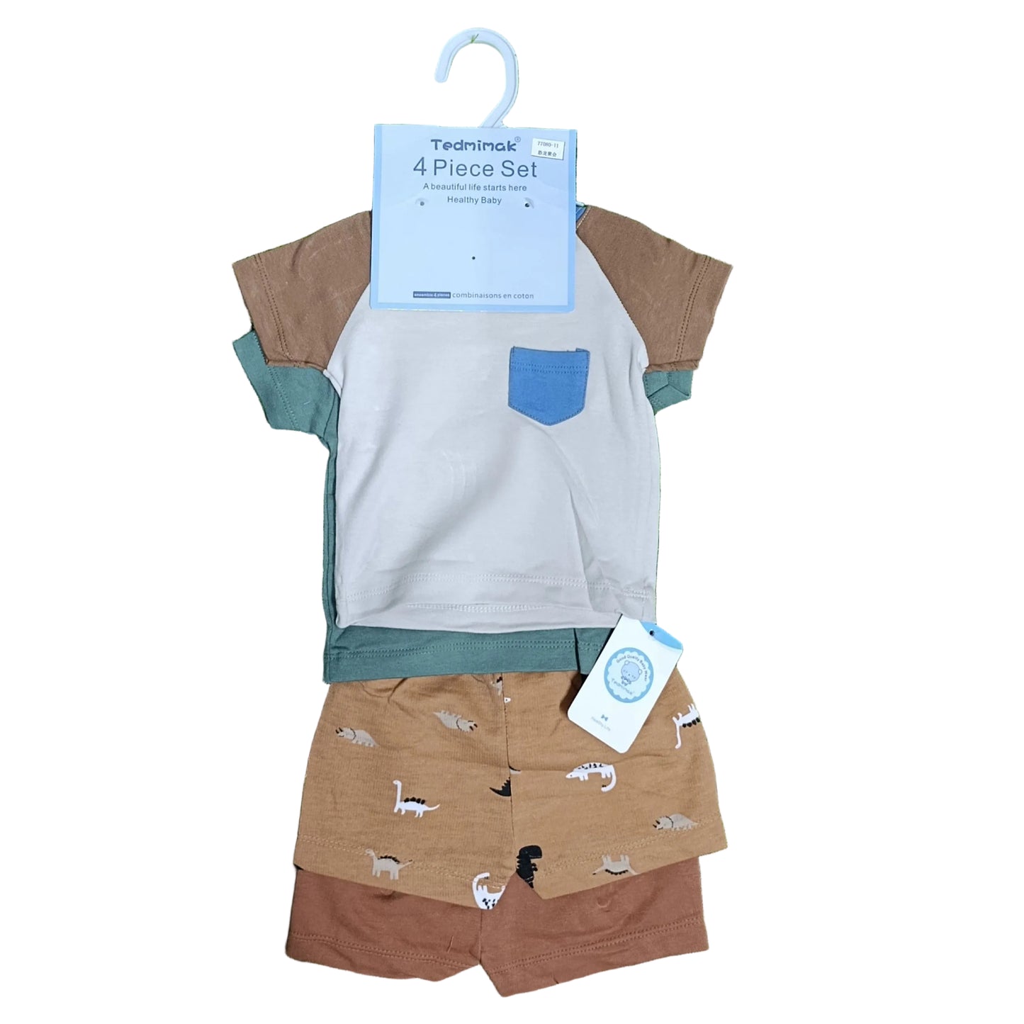 4PC SET ( SHORTS AND T-SHIRTS)