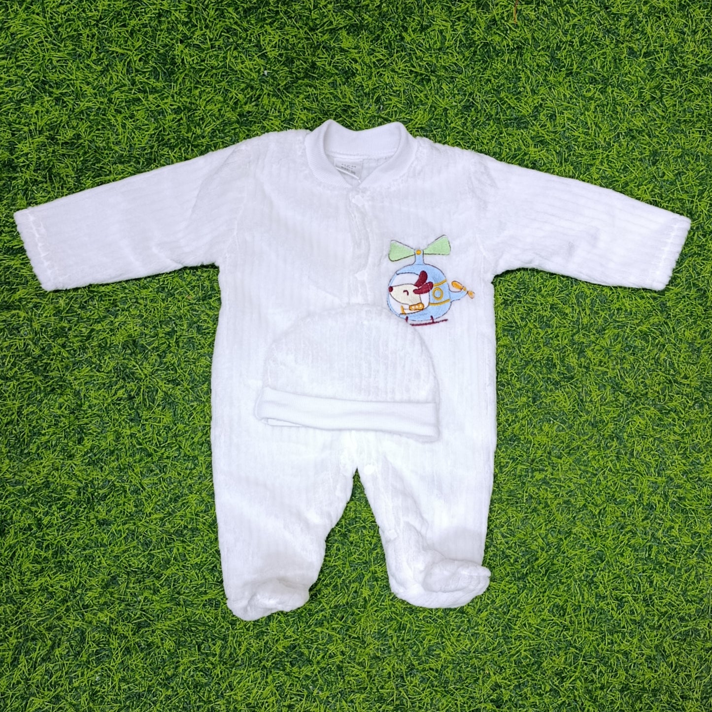 ROMPER FLUFFY STRIPES