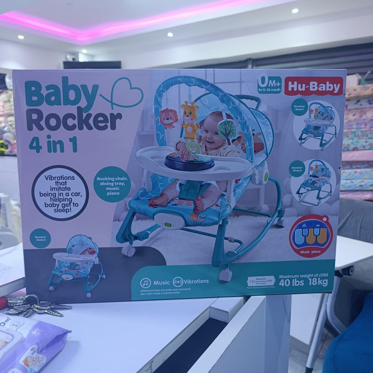 4 IN 1 ROCKER - HU BABY